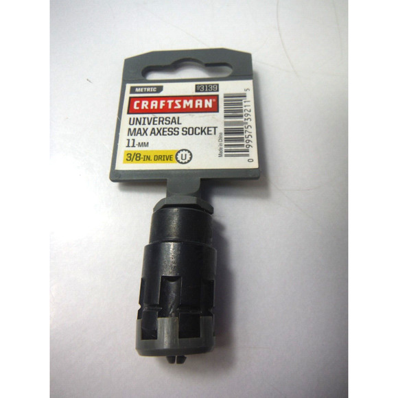 CRAFTSMAN Socket Universal Max Axess 3/8" Drive 11-mm PassThrough 3139 - Picture 1 of 1